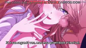 Deu a bucetinha para o professor hentai dengan legenda.