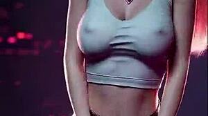 อีเวลินน์เต้นแบบเด่น LOL เต้น 3 มิติ ลีกออฟเลเจนด์ เฮนไตที่สร้างด้วย AI ไม่เซ็นเซอร์