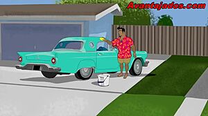 ゲイポルノ 絵で描かれた教授の痴男