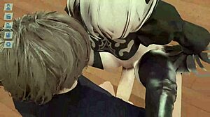 レオンの巨大チンポが2Bをハードコアヘンタイゲーム3Dアニメで驚かせる アナルアスファックBDSMフェラブッカケ中出しダブルペネトレーションギャングバングインターレーシャルモンスターチンポ潮吹き