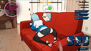 哇，内射我的恶魔女孩室友在Onimusume Yankee Hentai Game Ep 1！