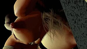 Секс с латина в затвора, догги стил с грубо чукане в задника и цици подскачат