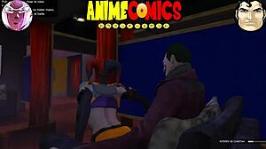 Joker a Harley Quinn v roli prostitutky