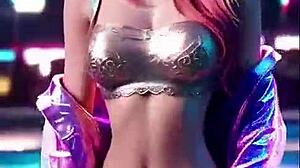 Ahrijev sassy ples, super kul lol 3D ples League of Legends nekontrolirani hentai AI generiran