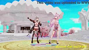 Обичам Koyori Chloe да танцува секси в 3D