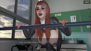 Dostává se ta obézní zrzka BBW s malými 18+ prsy tvrdě jebaná?