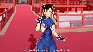 Chun-Li cítí intenzivní vášeň během Street Fighter sex scény