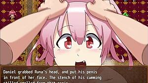 Succubus Runa Explora Dungeon Erótico com Boquete e Creampie