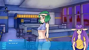 jeg lærer rødhårede ada i hendes nye uniform med monster i natlektioner del 6