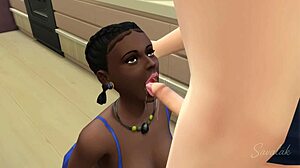 Бял тип чука черна и арабска курва