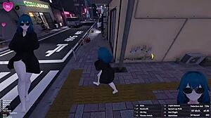 Manaka futa flasha velike joške v centru, hej hočeš videt necenzurirano razstavljanje?