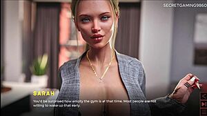 Stepmom Taunts Horny Stepson with Massive Boobs and Juicy Ass in Carbon's Synthetic 01 Game