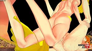 Nami z One Piece dáva Luffymu ručičku a misijnársky sex necenzurovaný hentai