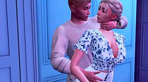 Daddy, hast du dich vor Stiefmama versteckt um perverse Stieftochter-Arsch zu ficken?