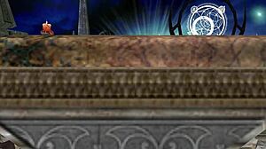 Incredibile questa troia tatuata si struscia figa sulla pietra del tempio