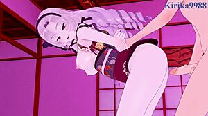 عايز تشوف هونما هيماواري وسالومي في كيمونو جنون كريم باي هنتاي في تيوبر؟