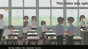 Nézd ezt a cuki egyetemista csaj erotikus 6 hónapos hentai játék kalandját