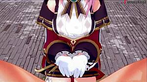 Charlotte lakota sesanja Genshin Impact fantazija