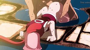 Sakura Haruno schreit vor Geilheit! Naruto Hentai Arsch und Titten hart durchgefickt