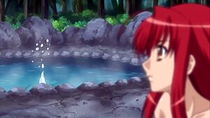 Hentai TEEN Redhead GETS FUCKED on Beach in Wild ANAL Group Action