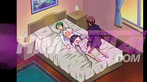 Stepson ravages uncensored horny milf's tight pussy in hentai