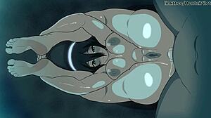 Fellation sensuelle MILF mène à creampie anal profond hentai non censuré