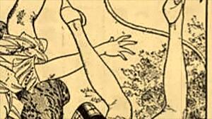 Vintage erotic cartoon art for grown men