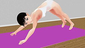 Leo Tries Stretch Yoga!