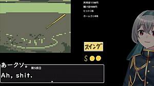 Majhne joške crossdressing ženska v baseball bitkah