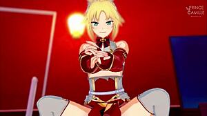 Hey, Mordred Pedragon Masturbates Me and Lets Me Finish Inside!