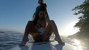 Ana Rothbard Enjoys Sex On The Rocks During Late Afternoon