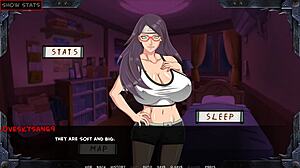 Sarada's steamy training session with Kamos on Patreon