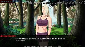 Saradas steamy training session with Kamos on Patreon