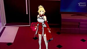 Hey, Mordred Pedragon Masturbates Me and Lets Me Finish Inside!