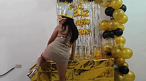 Hot Busty Executive Fantasizes Shaved Pussy Sex At Work