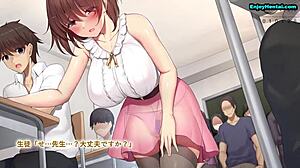 My favorite teacher in hentai fun