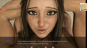 is jamie worried about liz in this 3d milf college scene