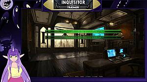 Warhammer 40k Inquisitor Trainer part 23 with big-boobed babes in doggy style