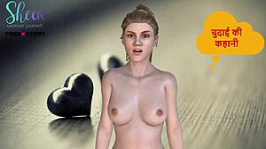 3D animated Hindi sex movie: Usha's desires