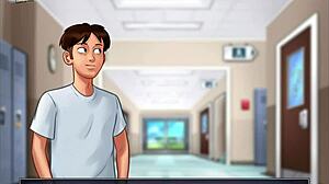 Summertime saga episode 36 with anime characters featuring big tits and ass