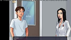 Summertime saga episode 36 with anime characters featuring big tits and ass