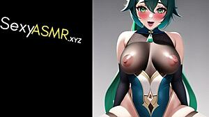 Moaning Asian Baddie Sucks in Cosplay