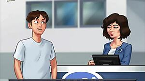 Cartoon porn with ecchi elements: Summertime Saga 172