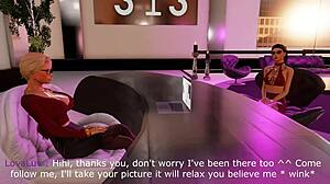 porn casting with giudy lovaluv - chatting about steamy 3d cartoon scenes