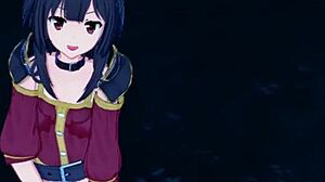 Megumin's magical cock play in KonoSuba