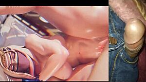 3D HMV self-pleasure animated experience