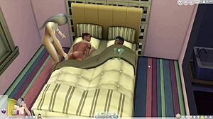 The Sims 4 First Person 3some with MMF Group Action