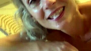 alineflavio update shows blonde milf reaching orgasm with facial finish