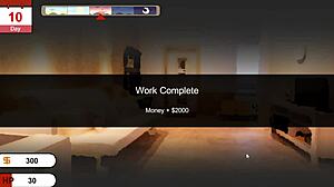 Další podvádějící žena s velkými kozami se nechá přibít