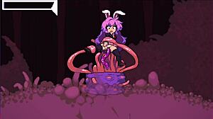 Hentai Game Udonge Sexy Pink-Haired Girl Part 1